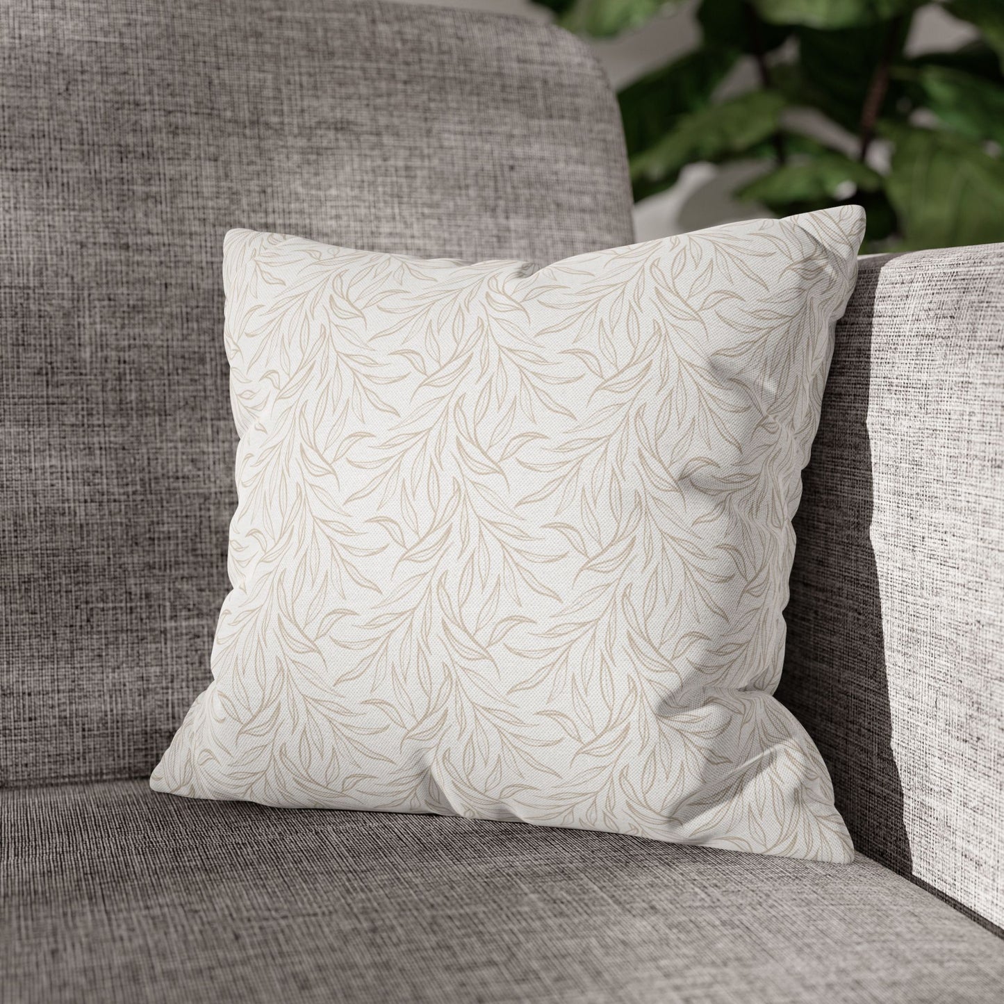 Square Pillow - Willow Branch Pattern