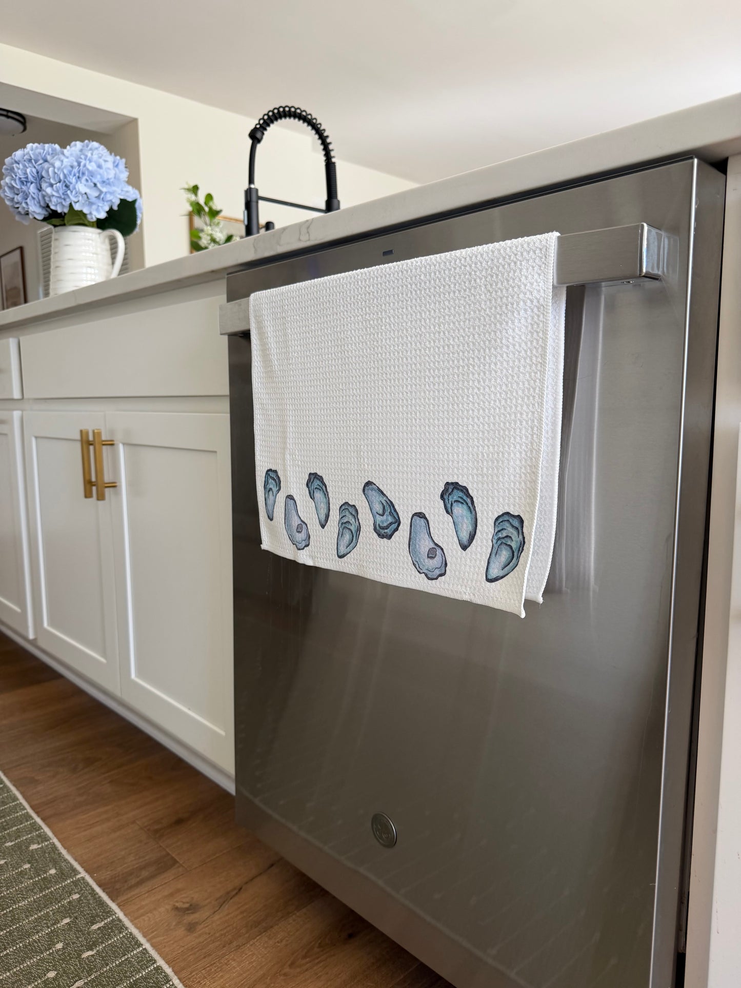 Oyster Microfiber Dish Towel