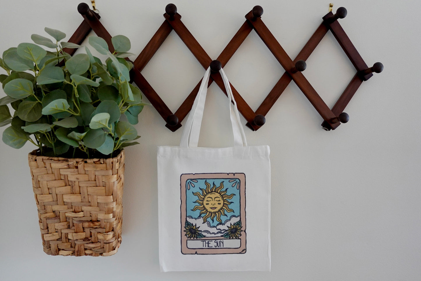 Sun Tarot Card Tote Bag