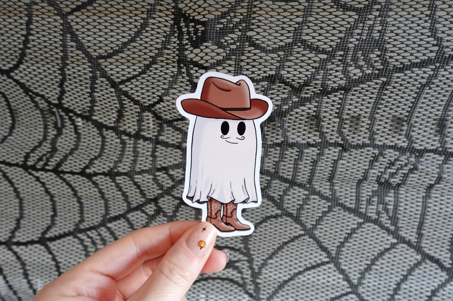 Cowboy Ghost Sticker