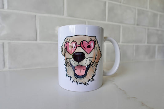 Golden Retriever Sunshine 12oz Ceramic Mug