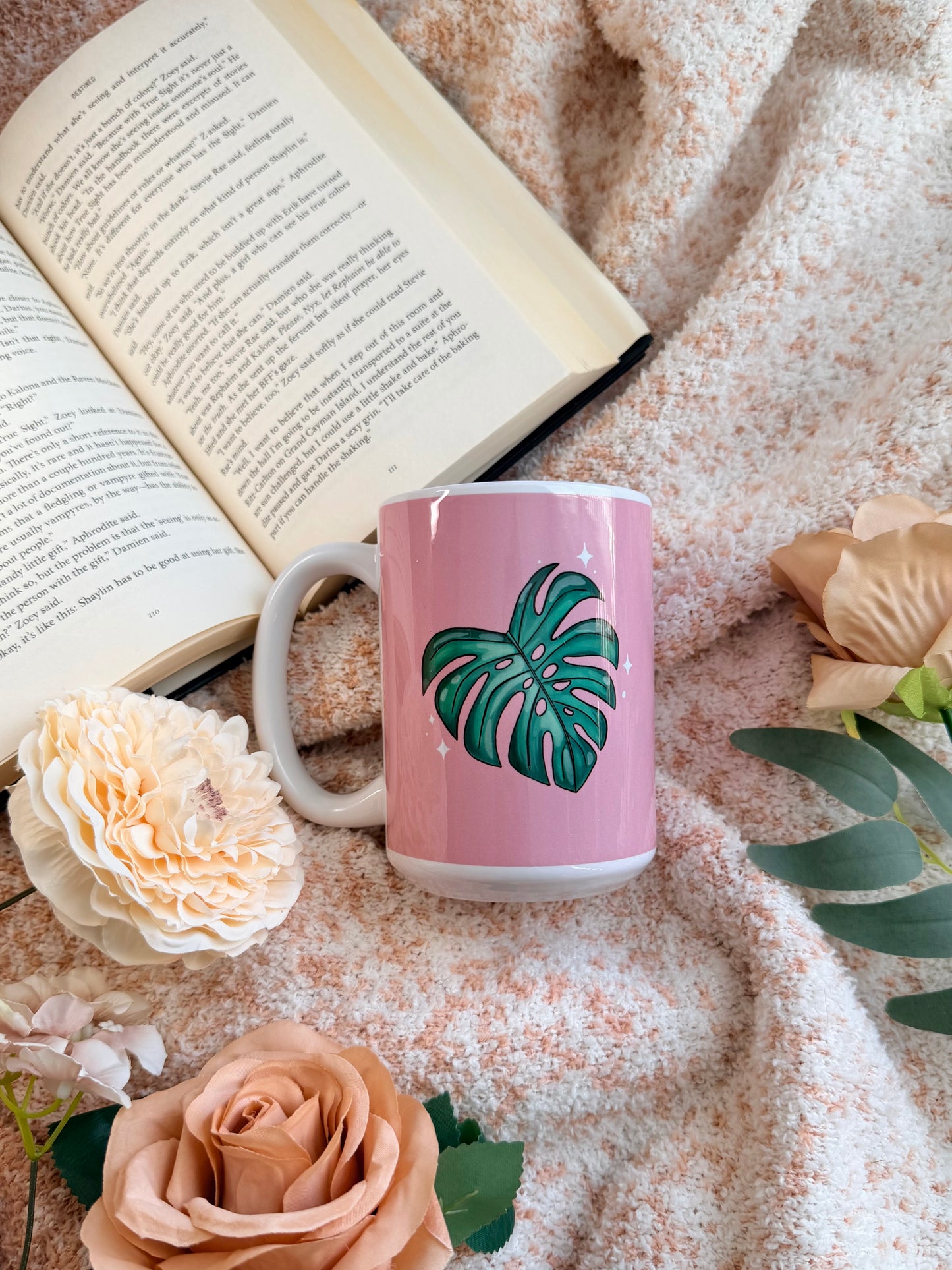 Monstera 15oz Ceramic Mug