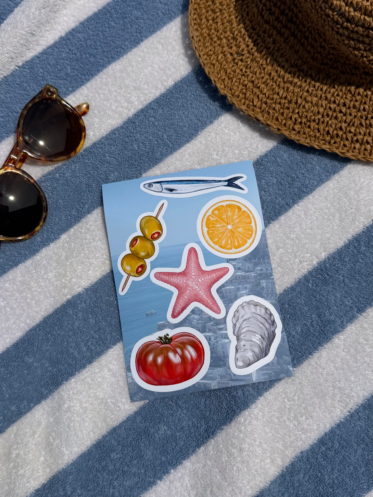 Amalfi Summer Sticker Sheet