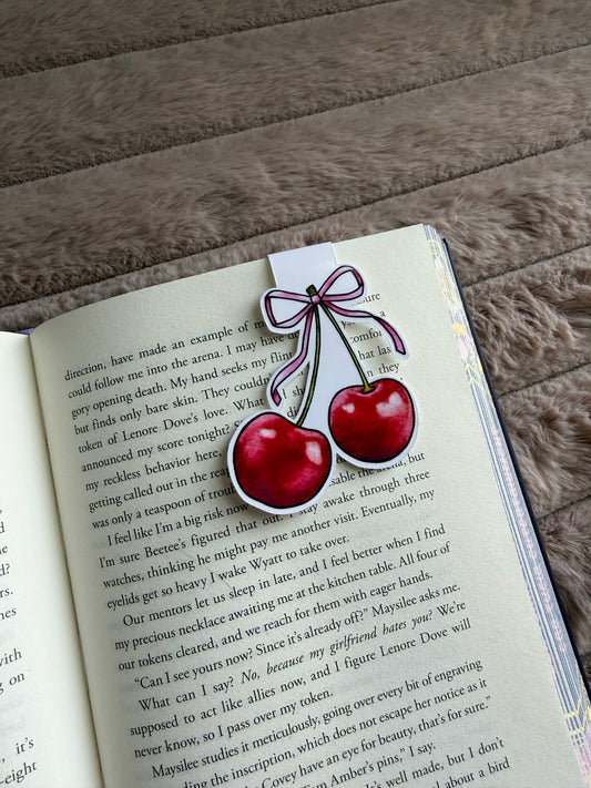 Cherry Sweetheart Magnetic Bookmark