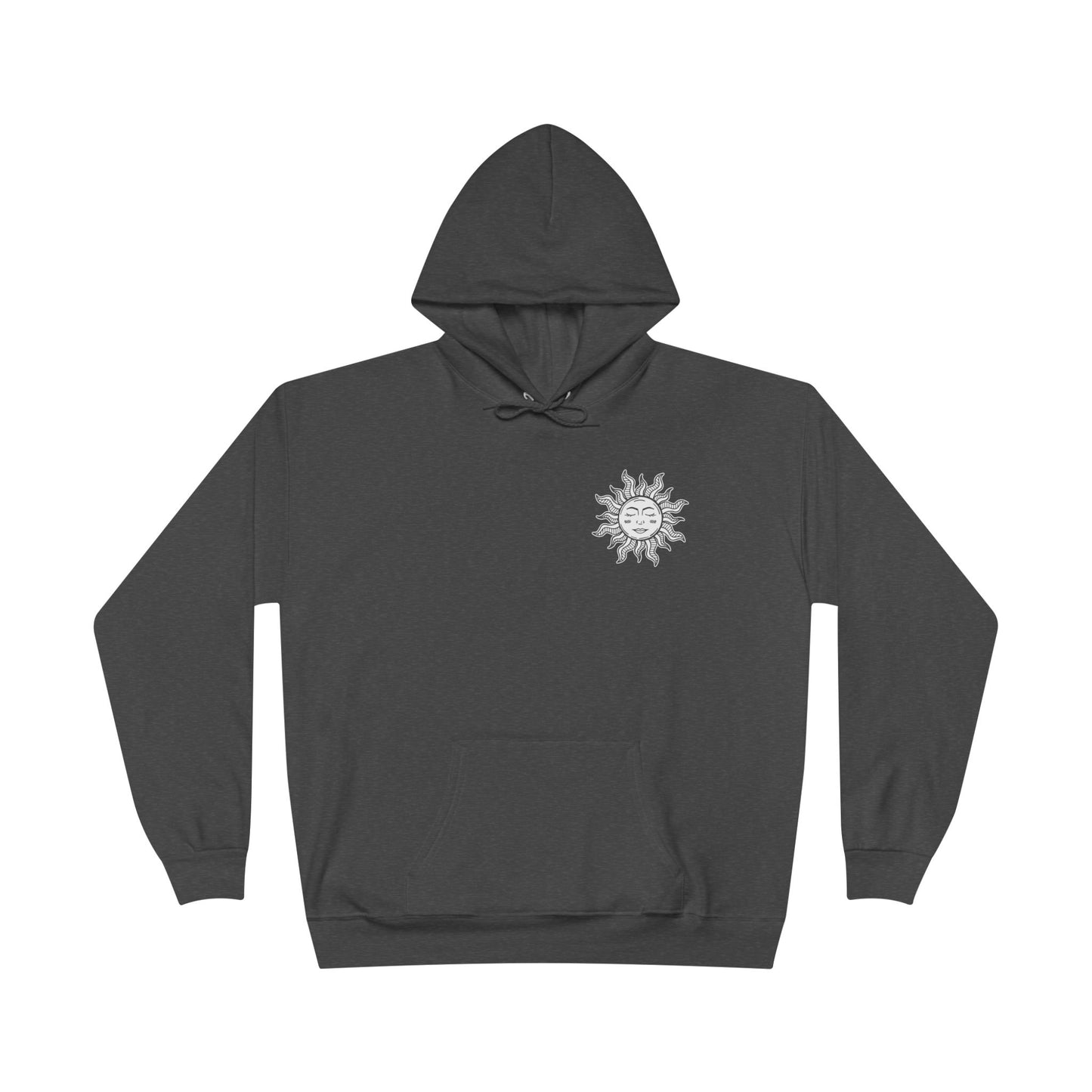 Eco-Friendly Sun Tarot Unisex Hoodie - Spiritual Graphic Pullover