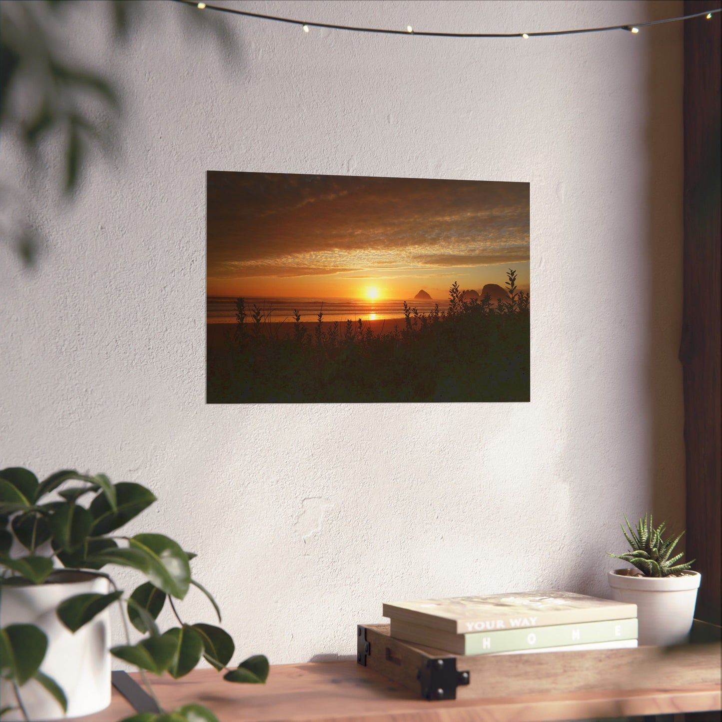 Oregon Ocean Sunset Poster