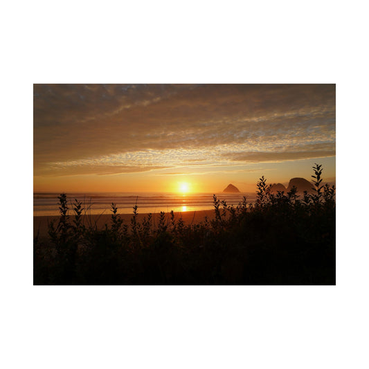 Oregon Ocean Sunset Poster