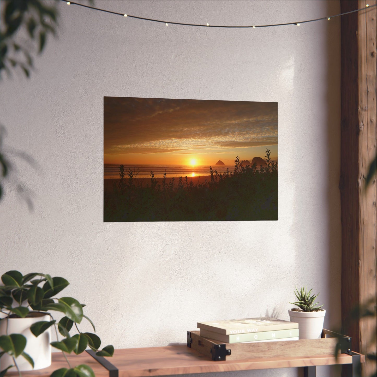 Oregon Ocean Sunset Poster