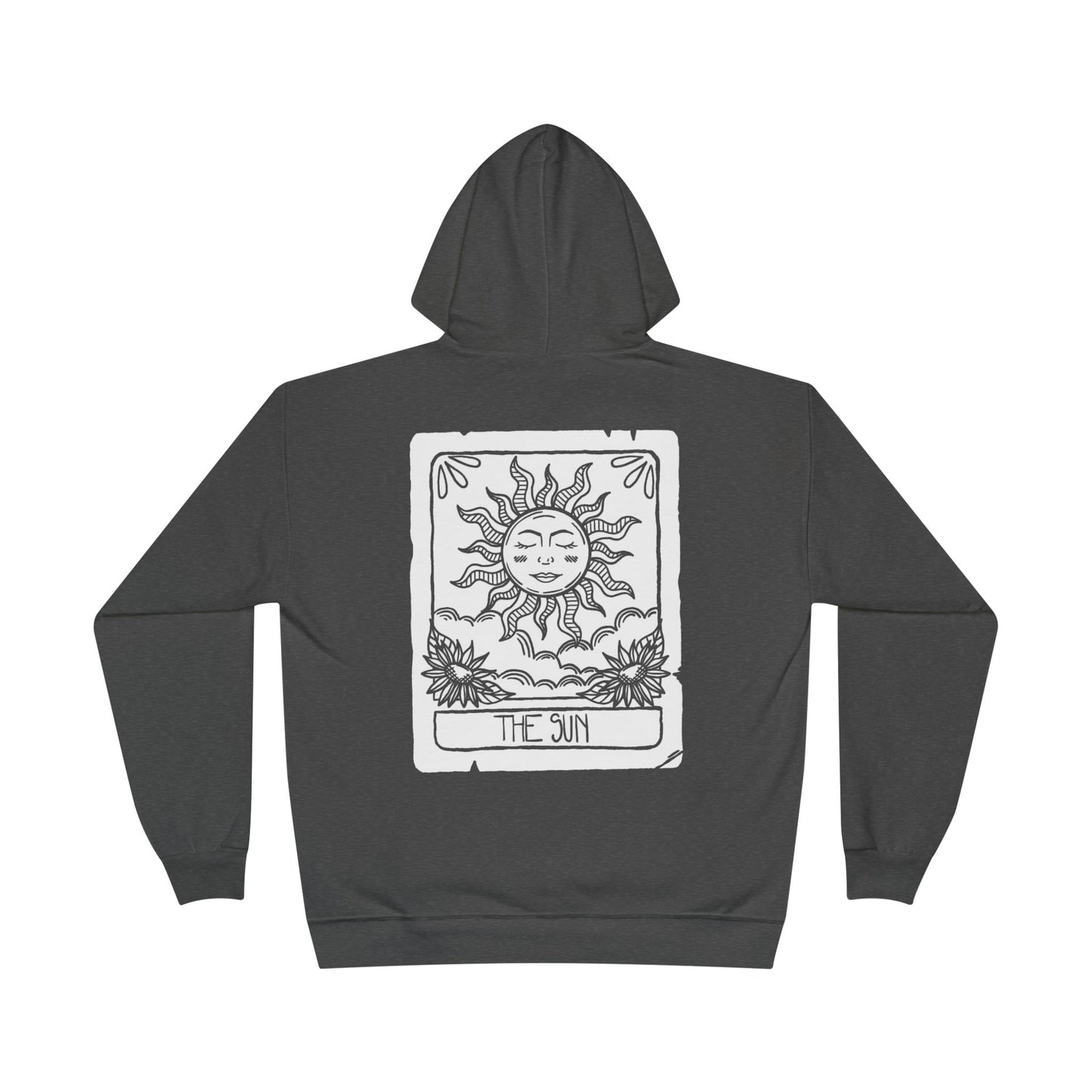 Eco-Friendly Sun Tarot Unisex Hoodie - Spiritual Graphic Pullover