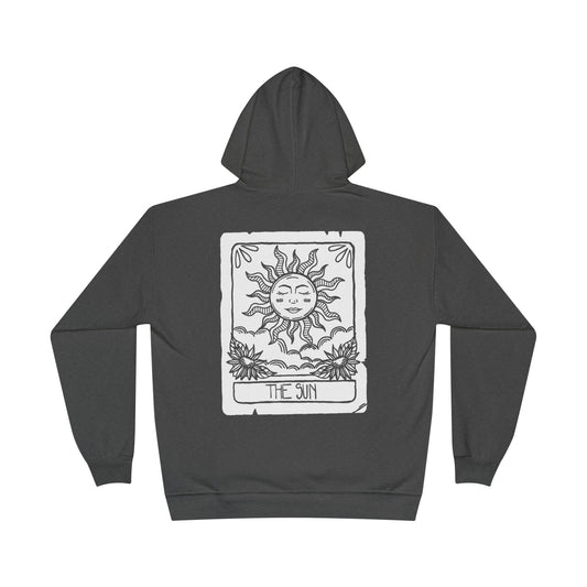 Eco-Friendly Sun Tarot Unisex Hoodie - Spiritual Graphic Pullover