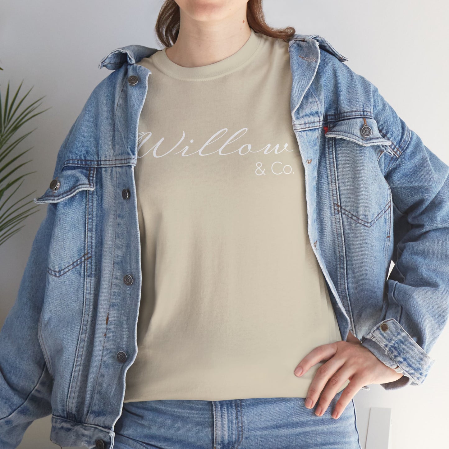 Willow & Co. Unisex Heavy Cotton T-Shirt