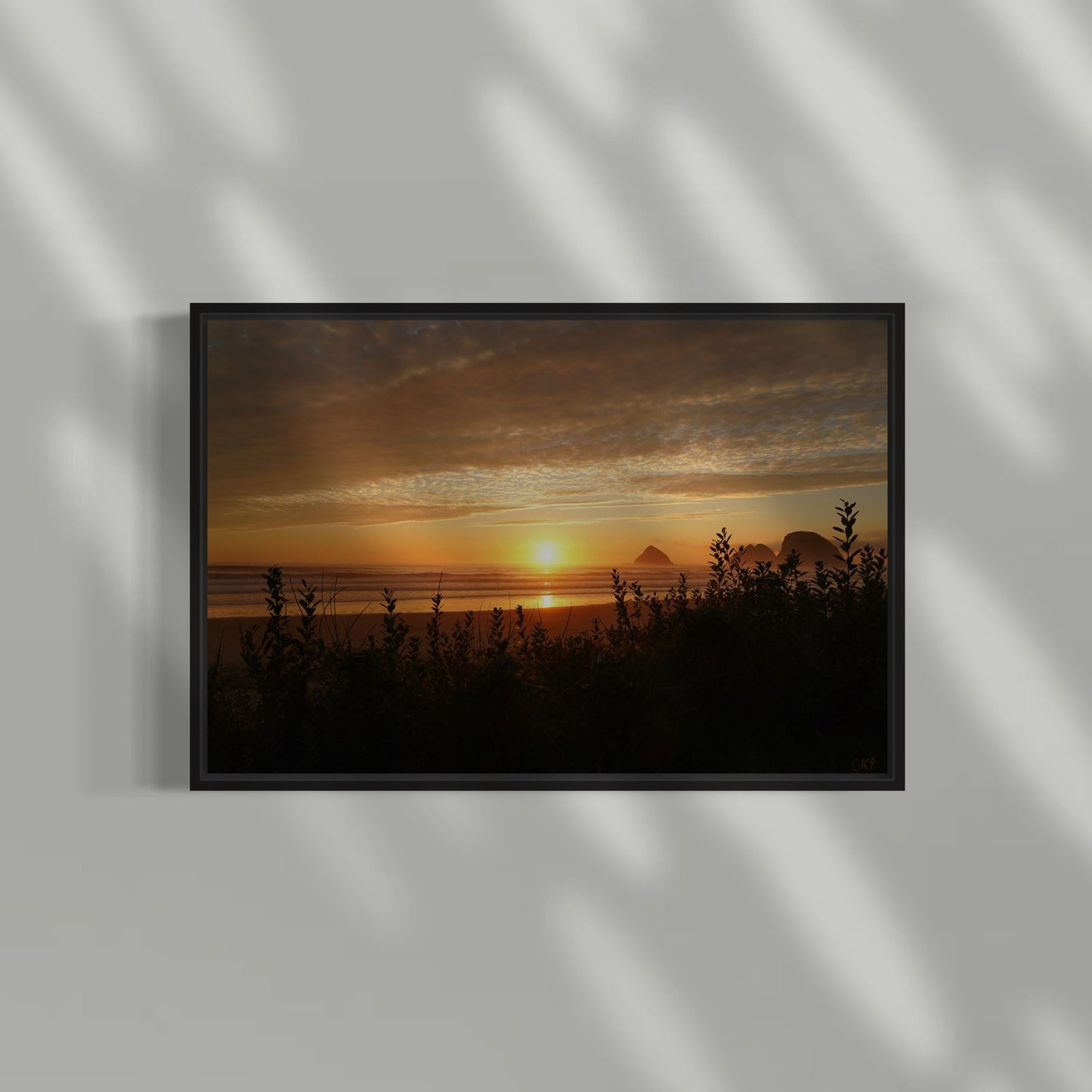 Oregon Ocean Sunset Poster