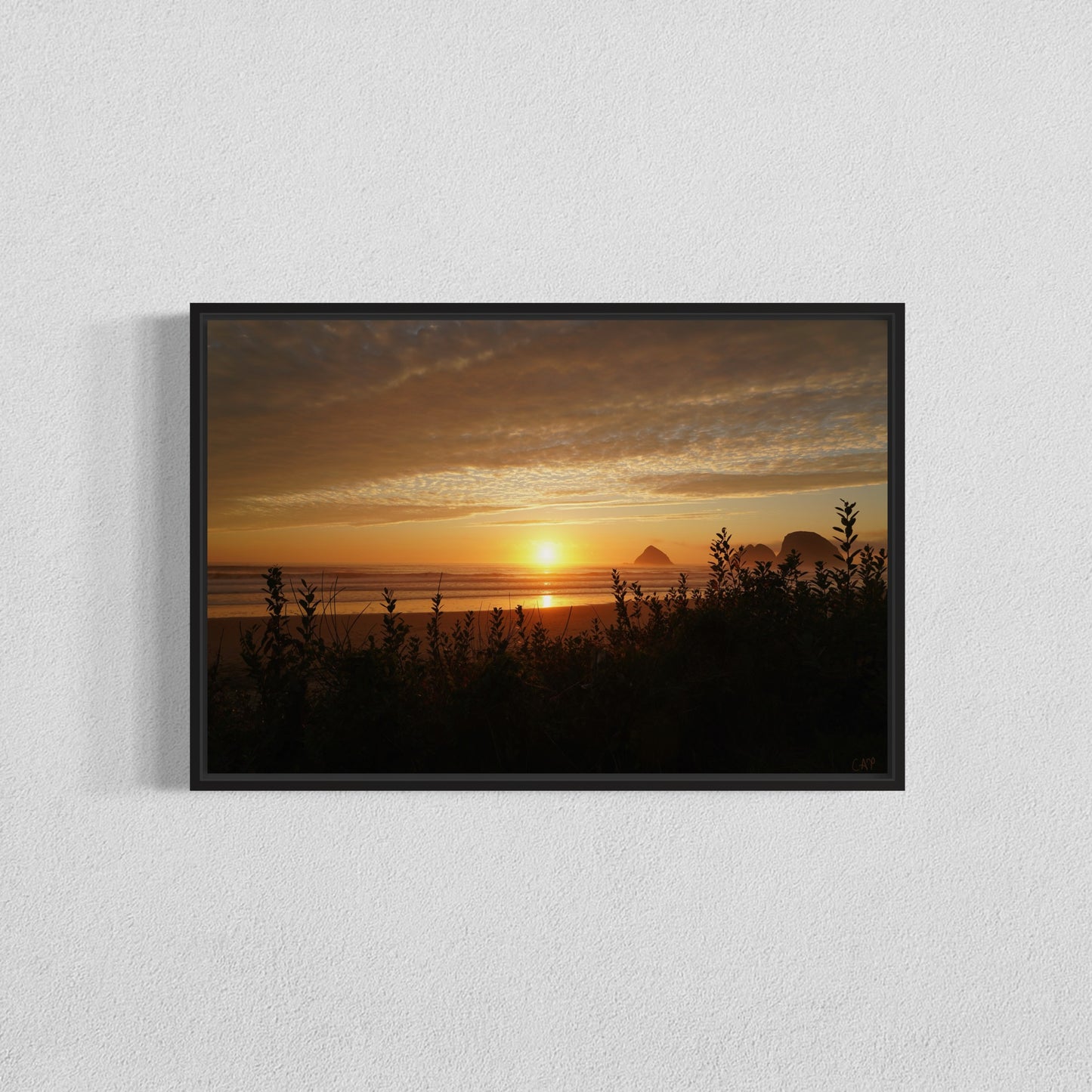 Oregon Ocean Sunset Poster