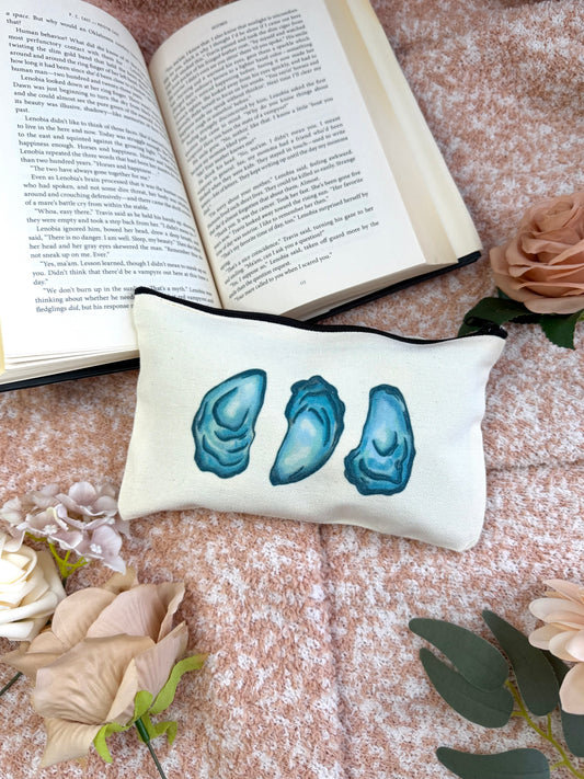 Oyster Zippered Pouch