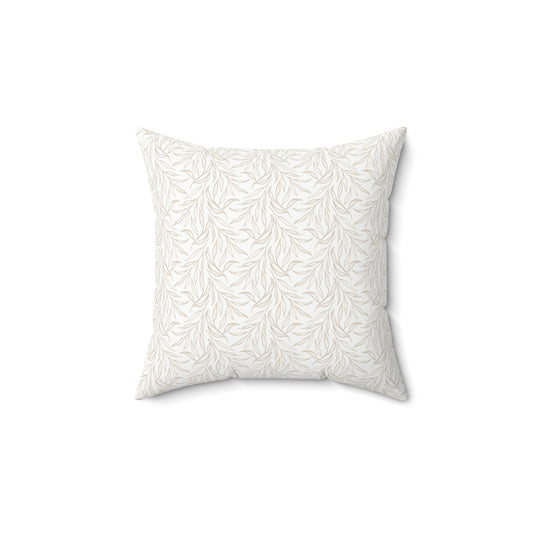 Square Pillow - Willow Branch Pattern
