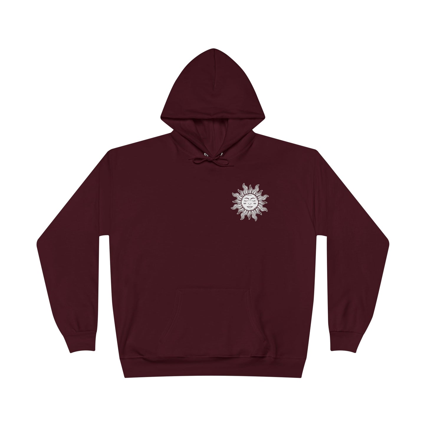 Eco-Friendly Sun Tarot Unisex Hoodie - Spiritual Graphic Pullover