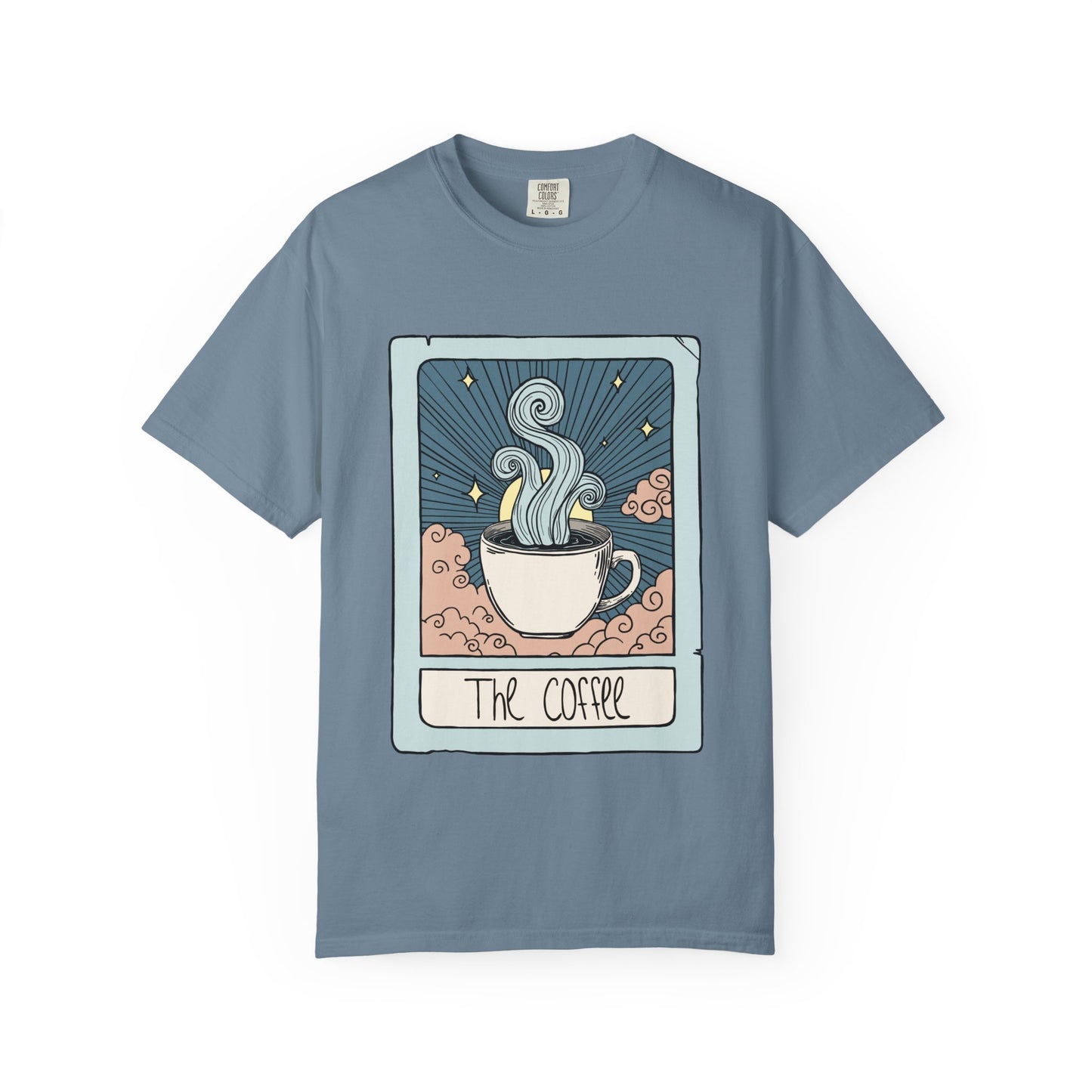 Unisex Coffee Tarot Card Heavyweight Cotton Tshirt