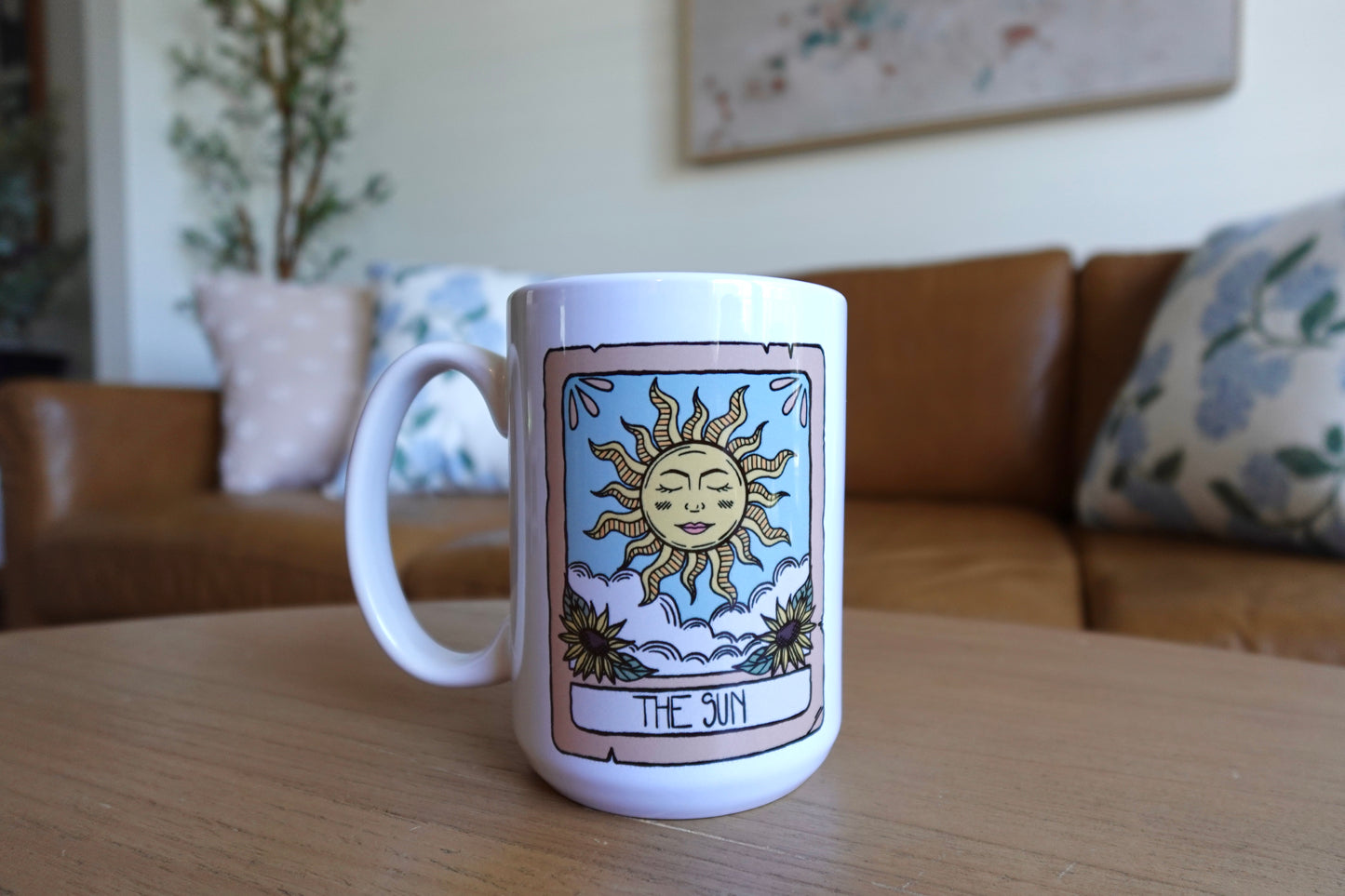 Sun Tarot Card 15oz Ceramic Mug