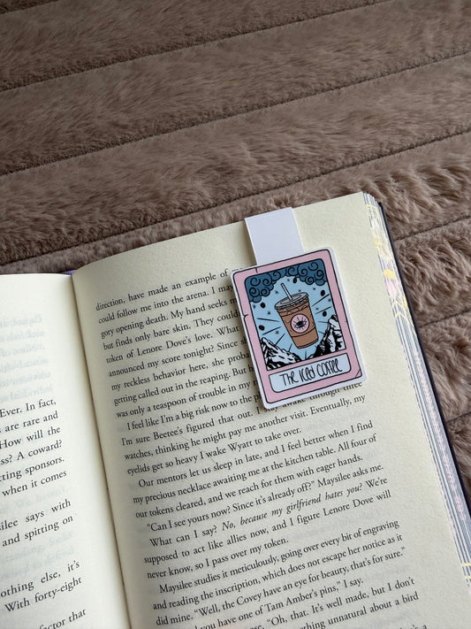 Iced Coffee Tarot Card Magnetic Bookmark