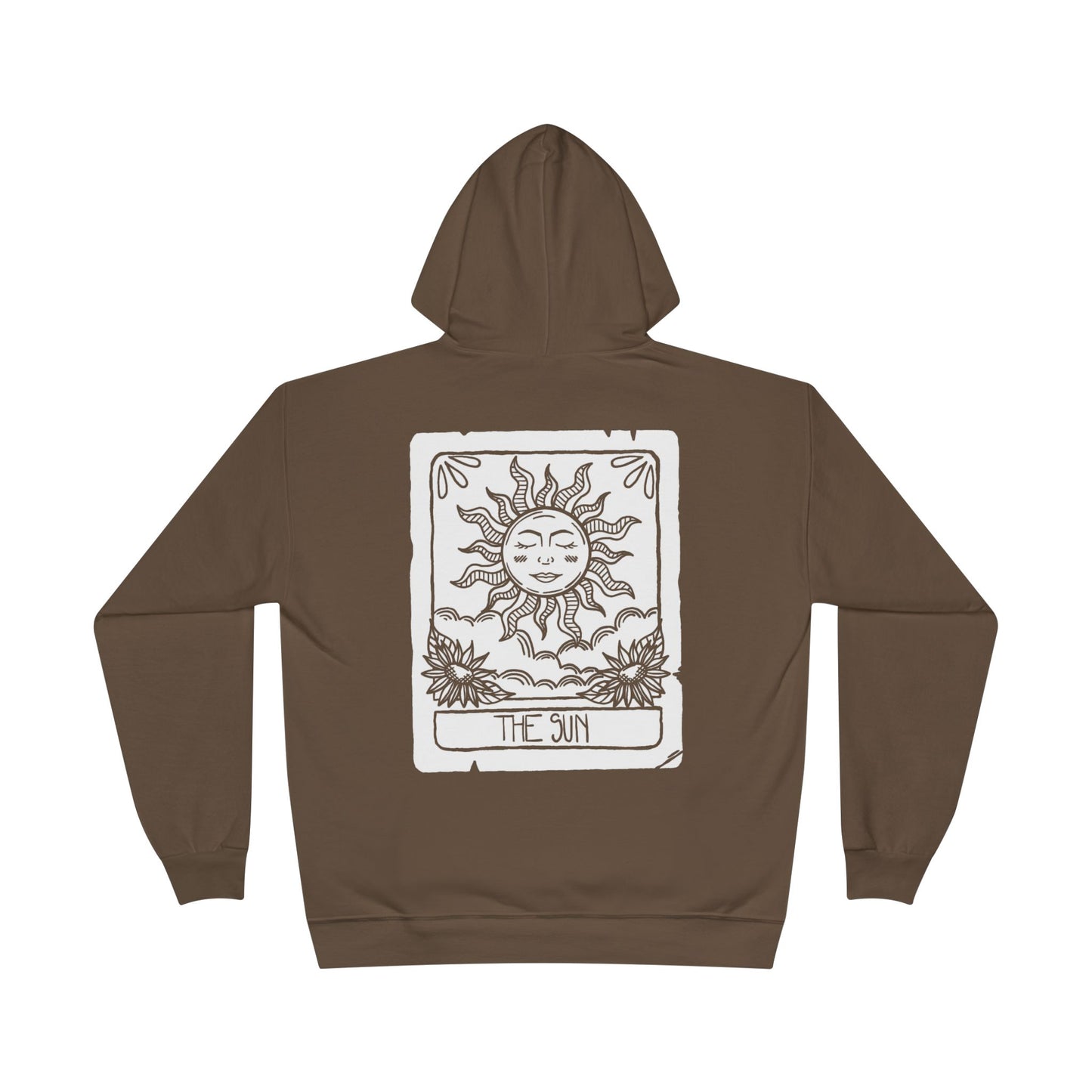 Eco-Friendly Sun Tarot Unisex Hoodie - Spiritual Graphic Pullover