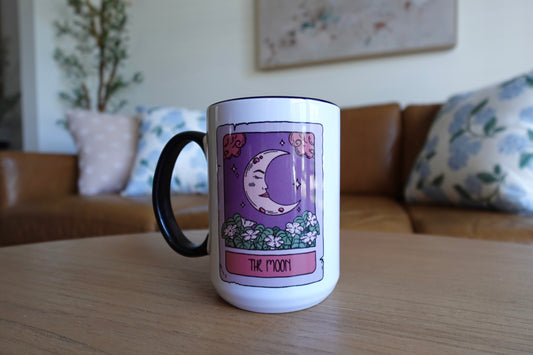 Moon Tarot Card 15oz Ceramic Mug