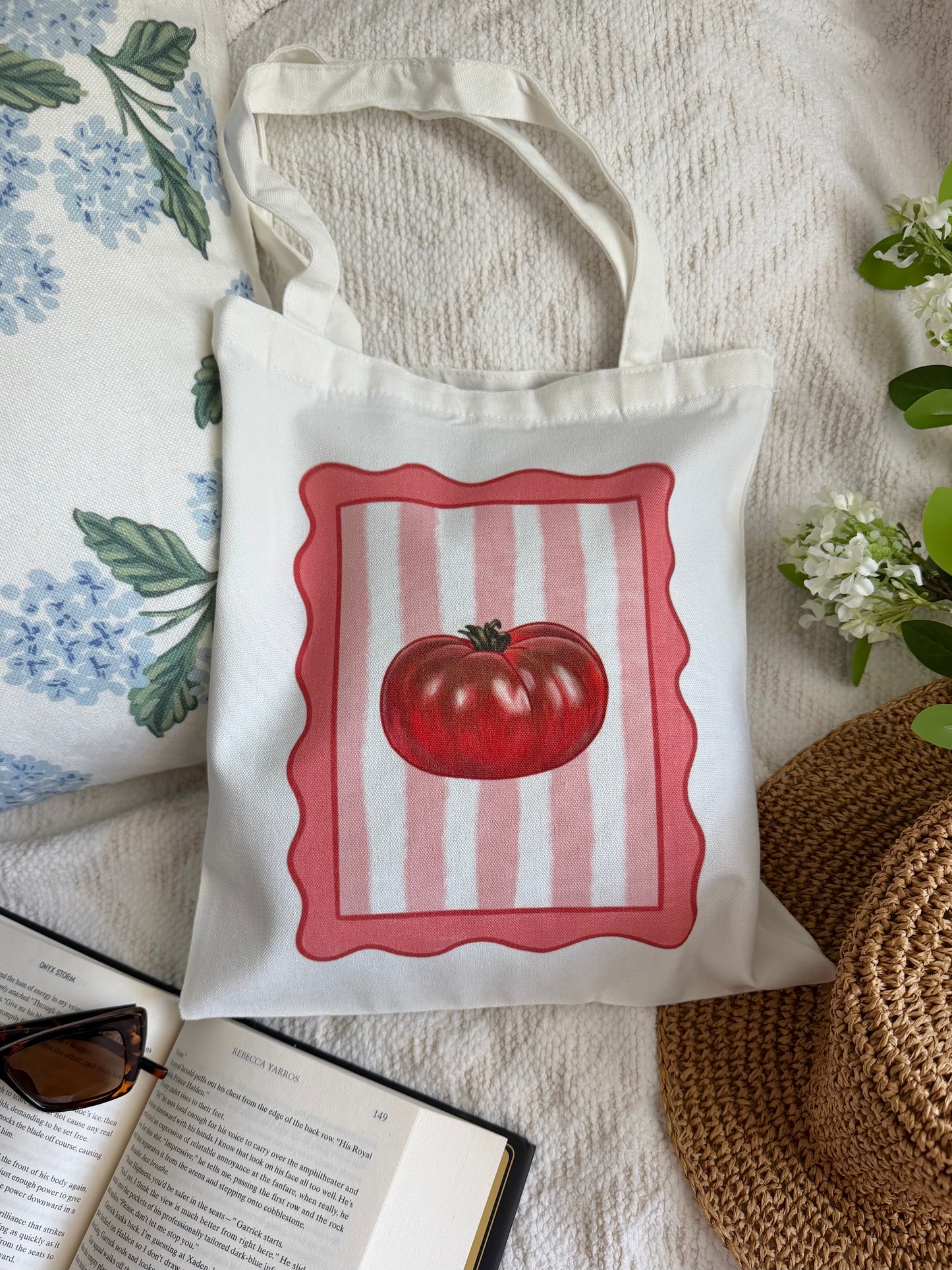 Tomato Stamp Tote Bag