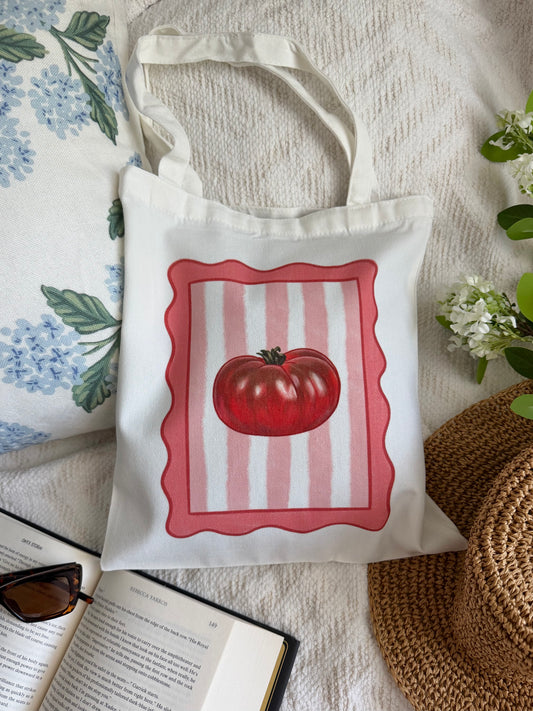 Tomato Stamp Tote Bag