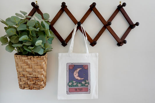 Moon Tarot Card Tote Bag