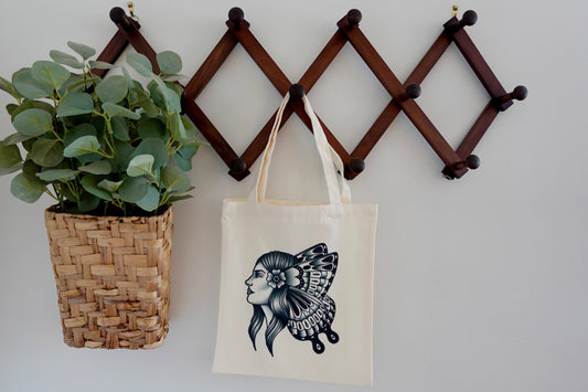 Butterfly Lady Tote Bag