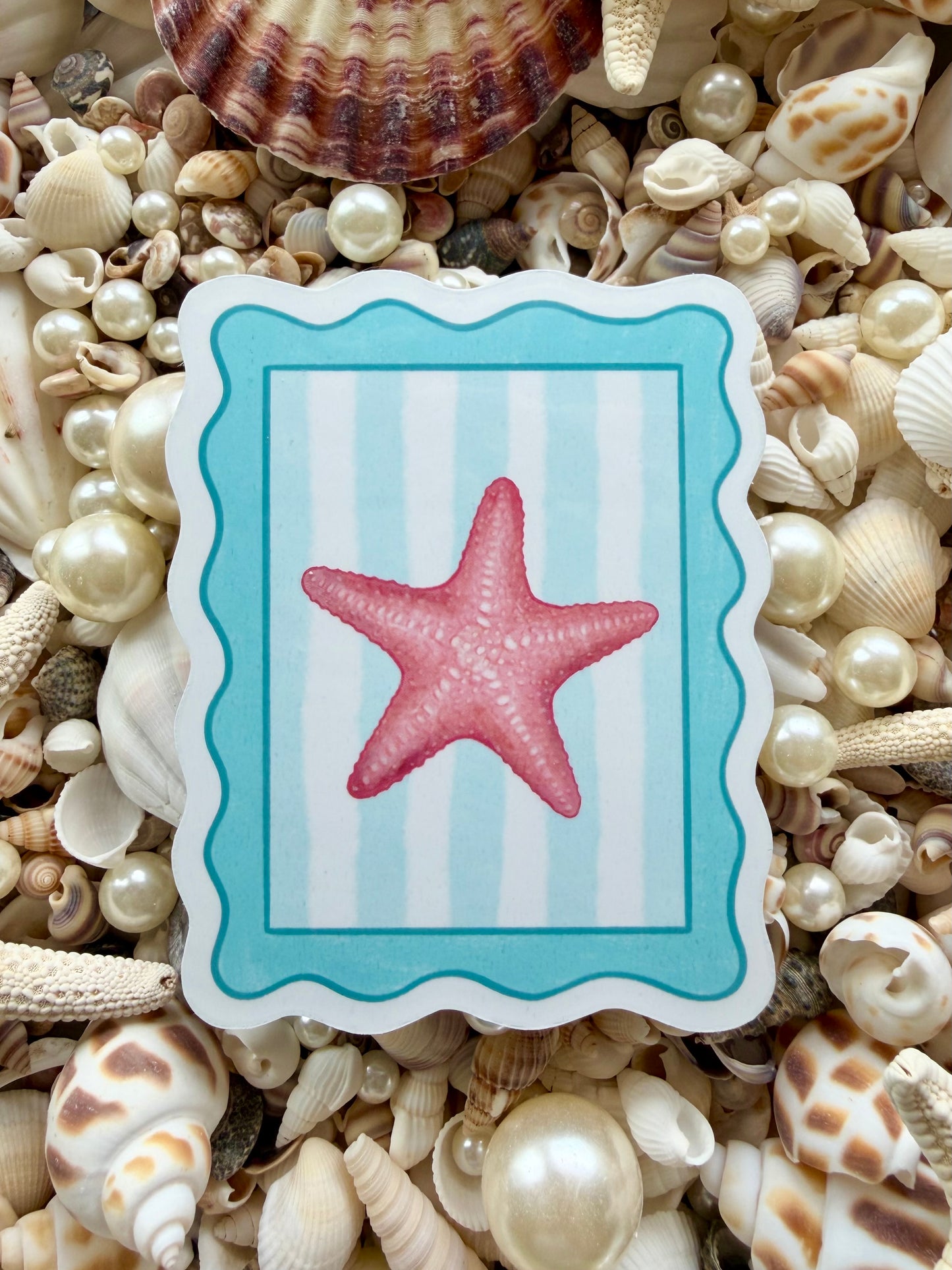 Starfish Stamp Sticker