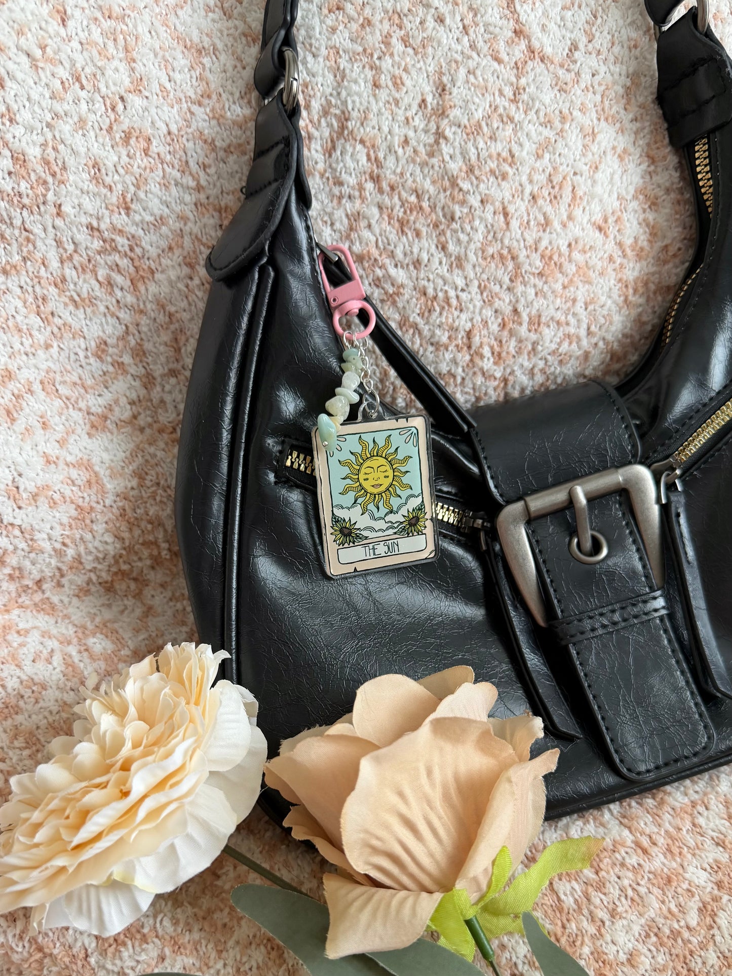 The Sun Tarot Card Acrylic Keychain
