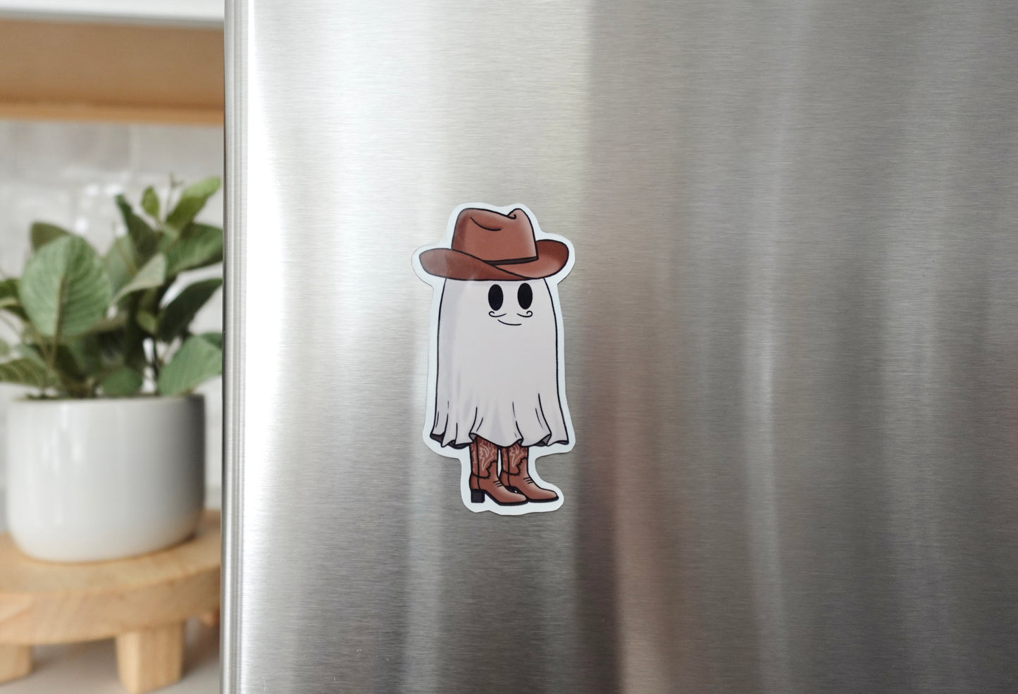 Cowboy Ghost Magnet