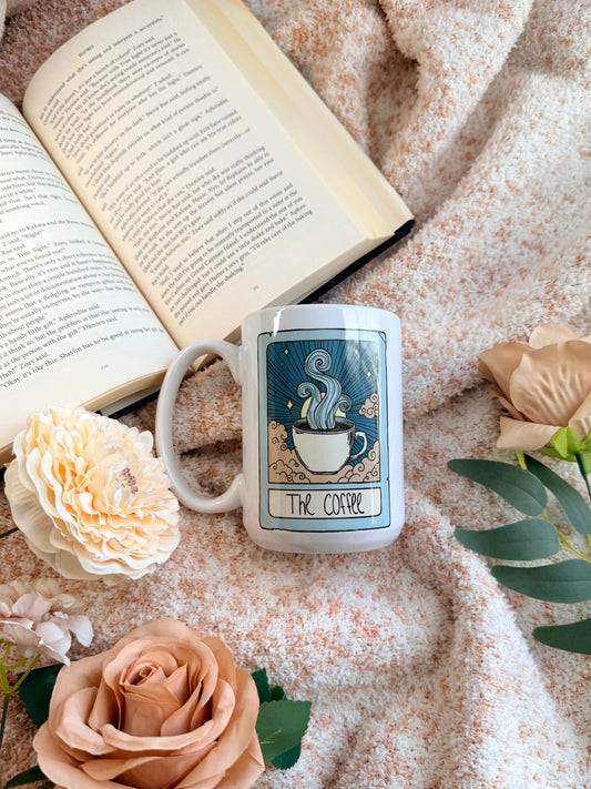 Coffee Tarot Card 15oz Ceramic Mug