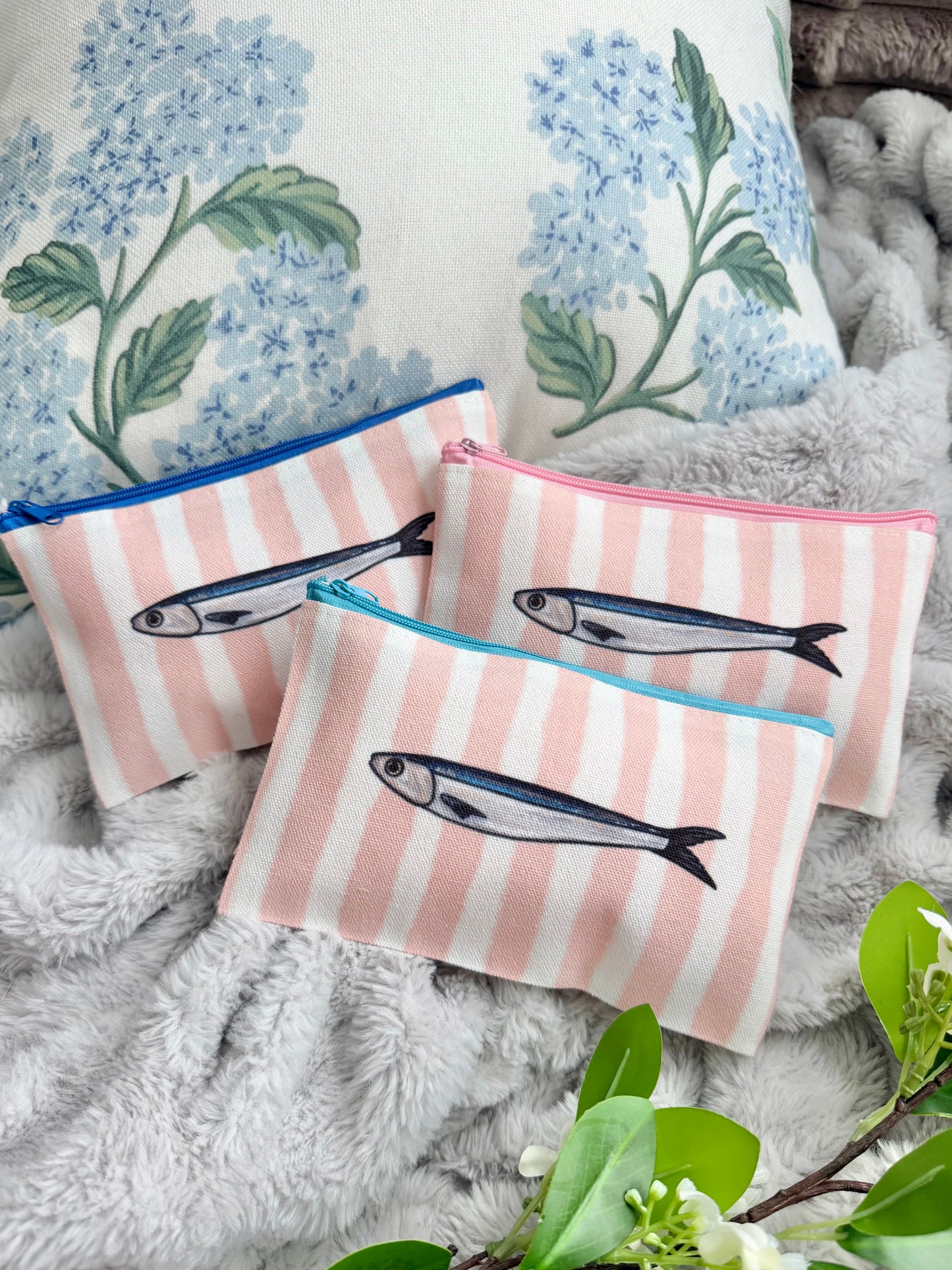 Sardine Zippered Pouch