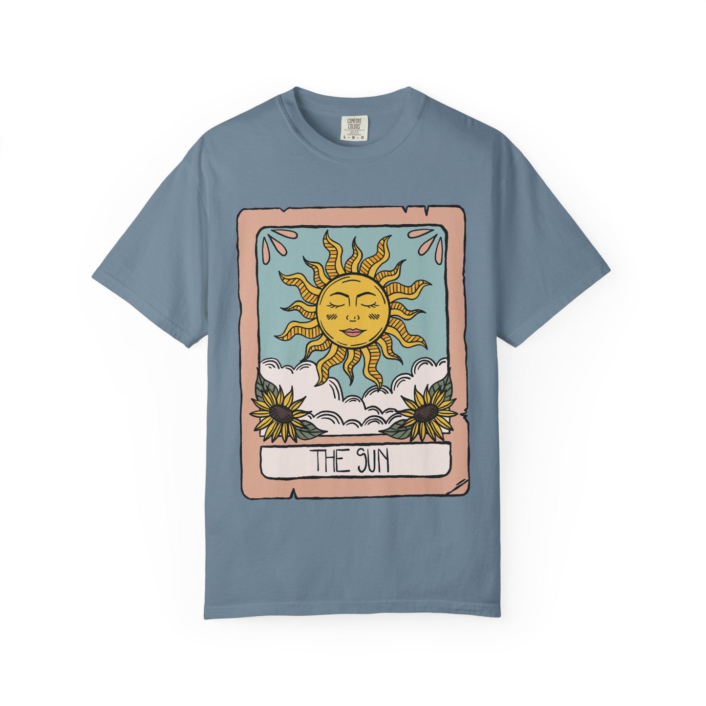 Unisex Sun Tarot Card Heavyweight Cotton Tshirt
