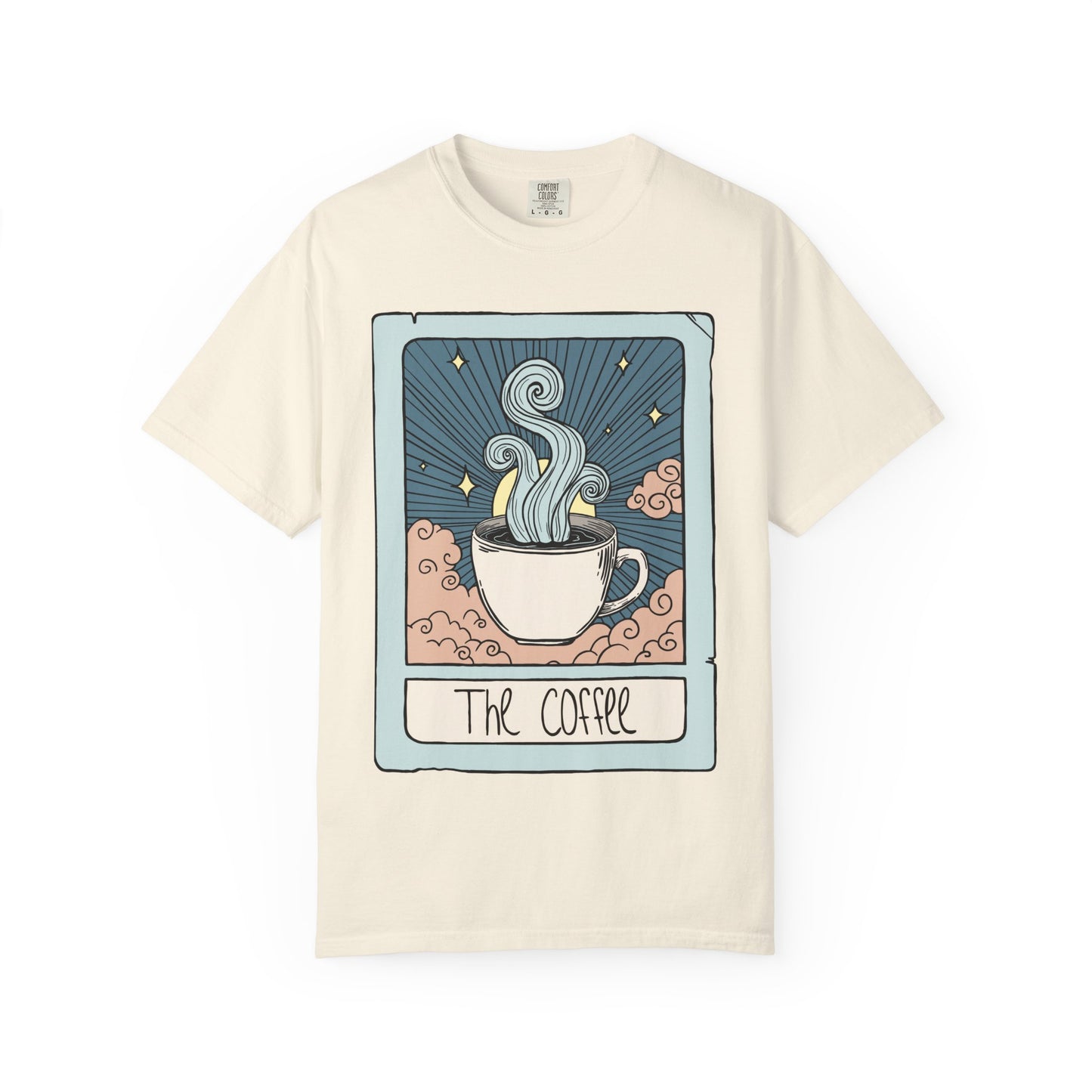 Unisex Coffee Tarot Card Heavyweight Cotton Tshirt