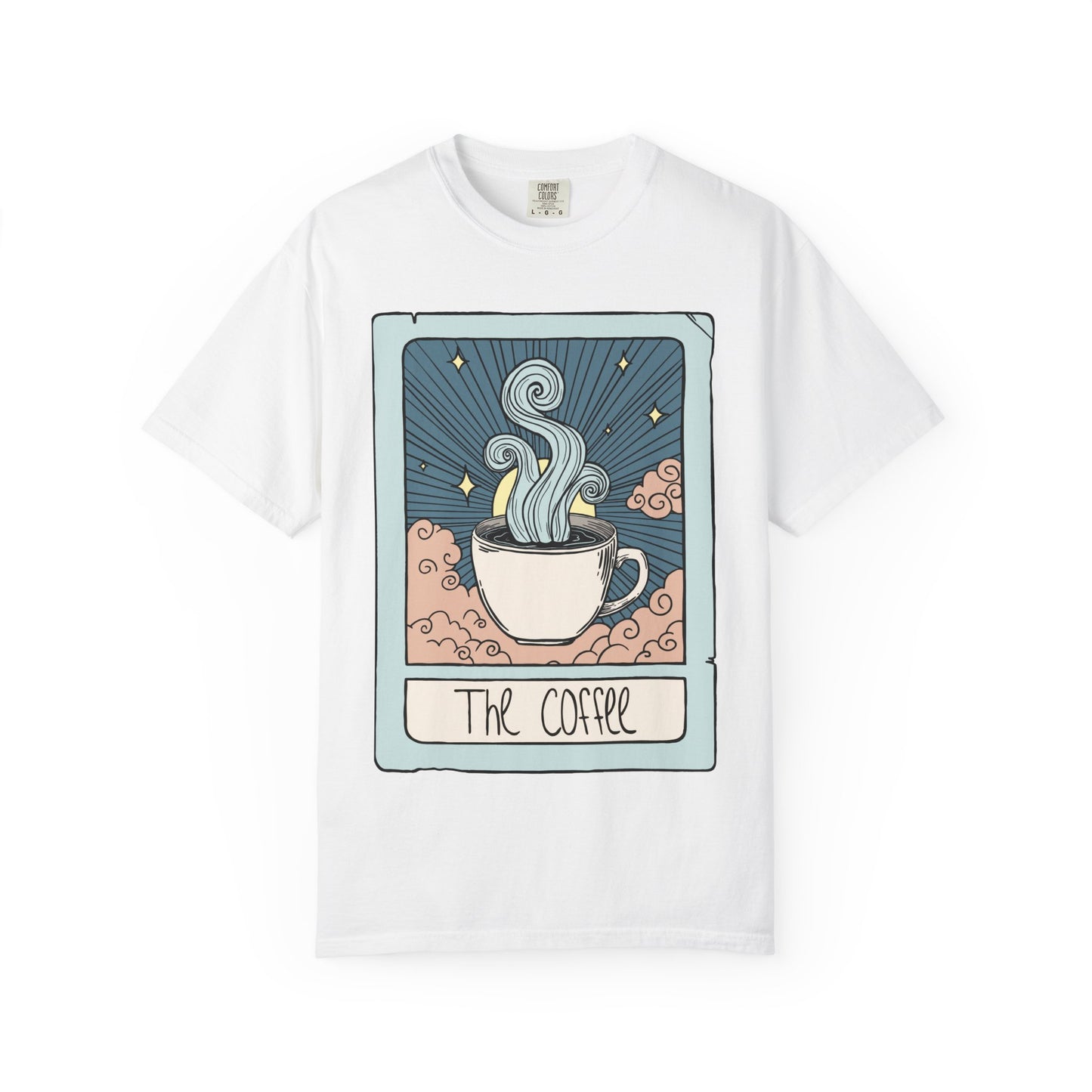 Unisex Coffee Tarot Card Heavyweight Cotton Tshirt