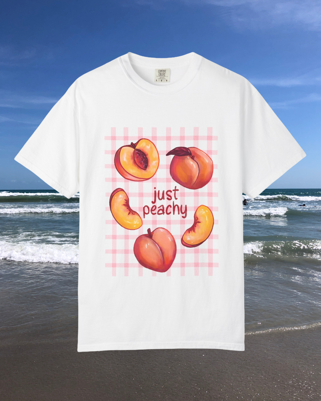 Peachy Unisex Heavyweight Cotton Tshirt